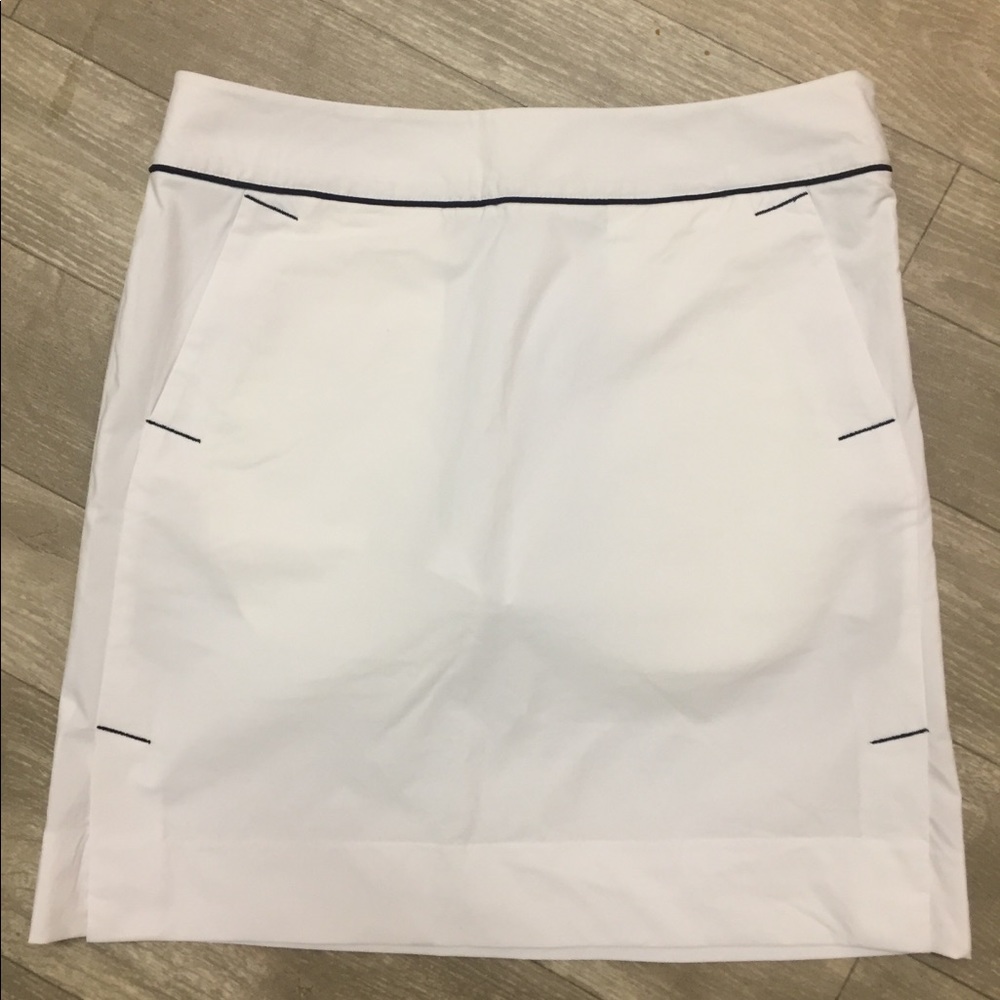 Jack Nicklaus white golf skort
